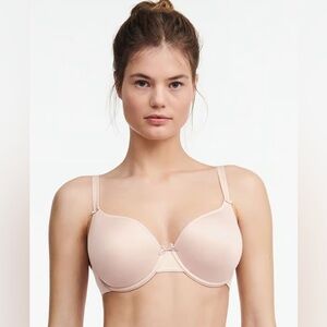 Chantelle Basic Invisible Smooth Support T-Shirt Bra - Nude Rose - 38B